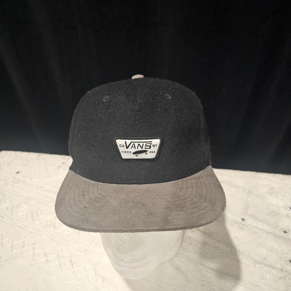 Vans x Starter The Natural Snapback Hat Black Grey Skate Skateboard Cap OSFM